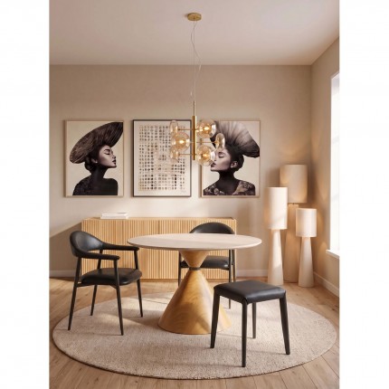 Kruk Monza zwart Kare Design