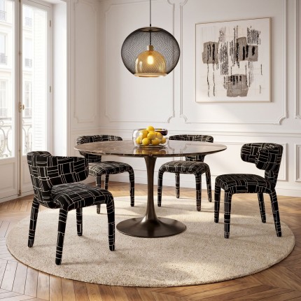 Chair Tobi Trio black Kare Design