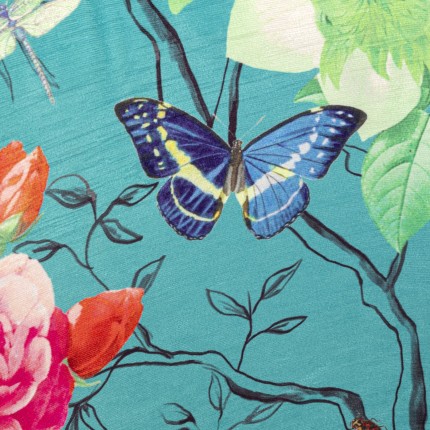 Stoel East Side Flower Fever blauw Kare Design