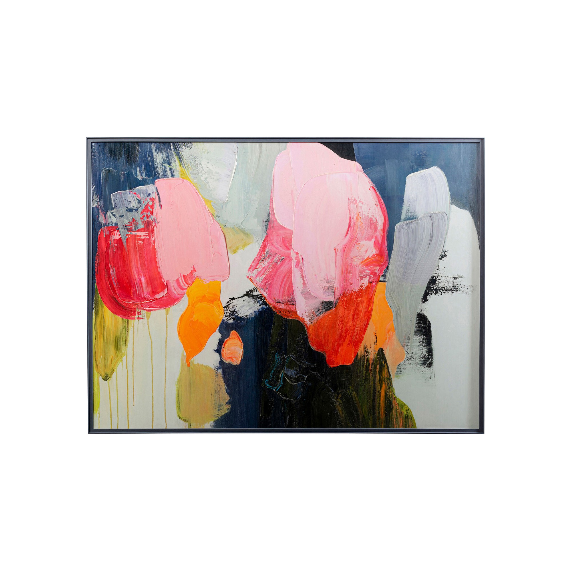 Schilderij Abstract High Gloss 160x120cm roze Kare Design