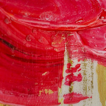 Schilderij Abstract High Gloss 160x120cm roze Kare Design