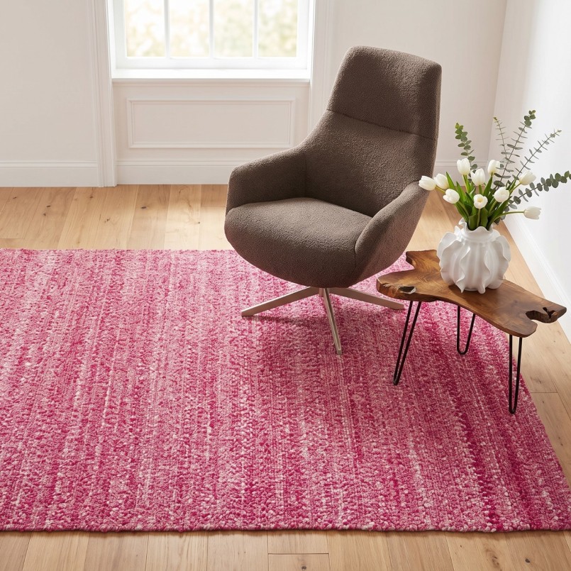 Brown swivel armchair with armrests - Mimi - Kare Design