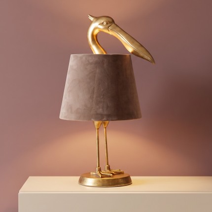 Tafellamp pelikaan goud Kare Design