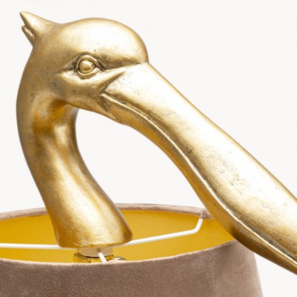 Table Lamp pelican gold Kare Design