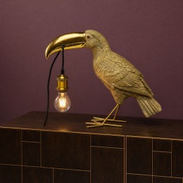 Gouden toekanlamp - Kare Design