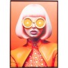 Framed Picture LED sunglasses oranges 50x70cm Kare Design