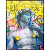 Schilderij LED David graffiti 60x80cm Kare Design
