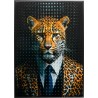 Schilderij meneer luipaard 50x70cm Kare Design