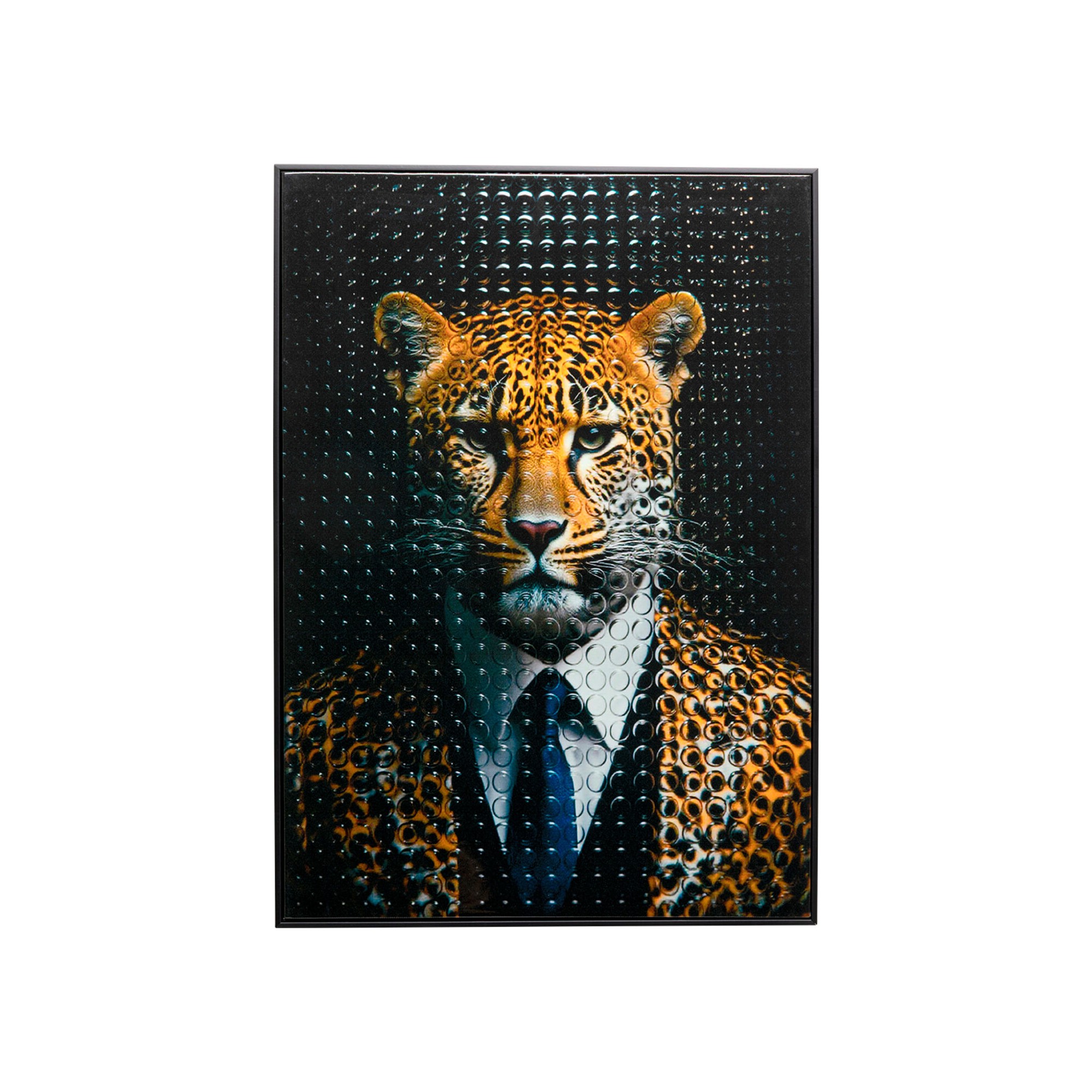 Schilderij meneer luipaard 50x70cm Kare Design