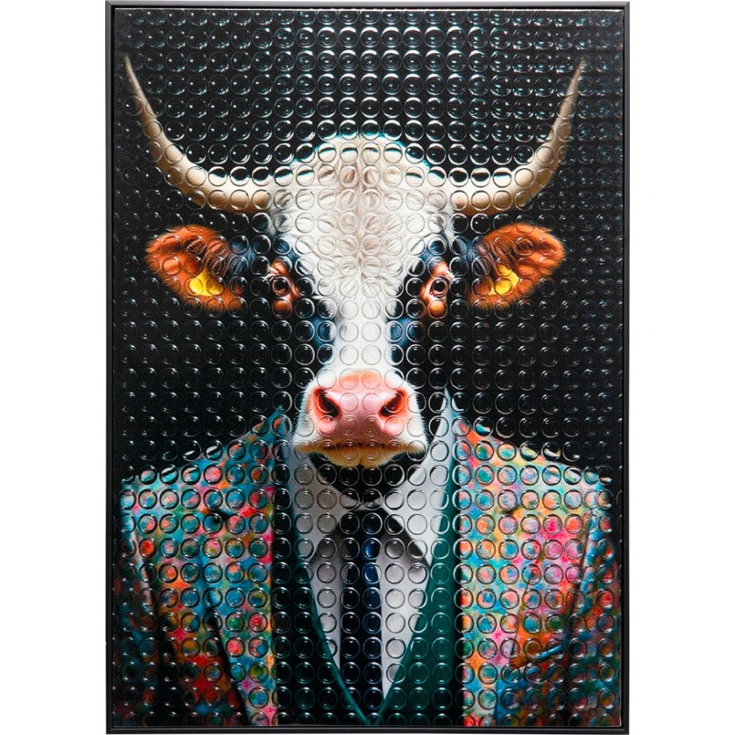 Canvas Picture mister bull 50x70cm Kare Design
