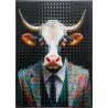 Schilderij meneer stier 50x70cm Kare Design