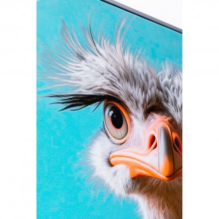 Canvas Picture mister ostrich 45x60cm Kare Design