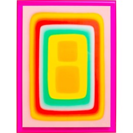 Framed Picture Square Shapes 60x80cm pink Kare Design
