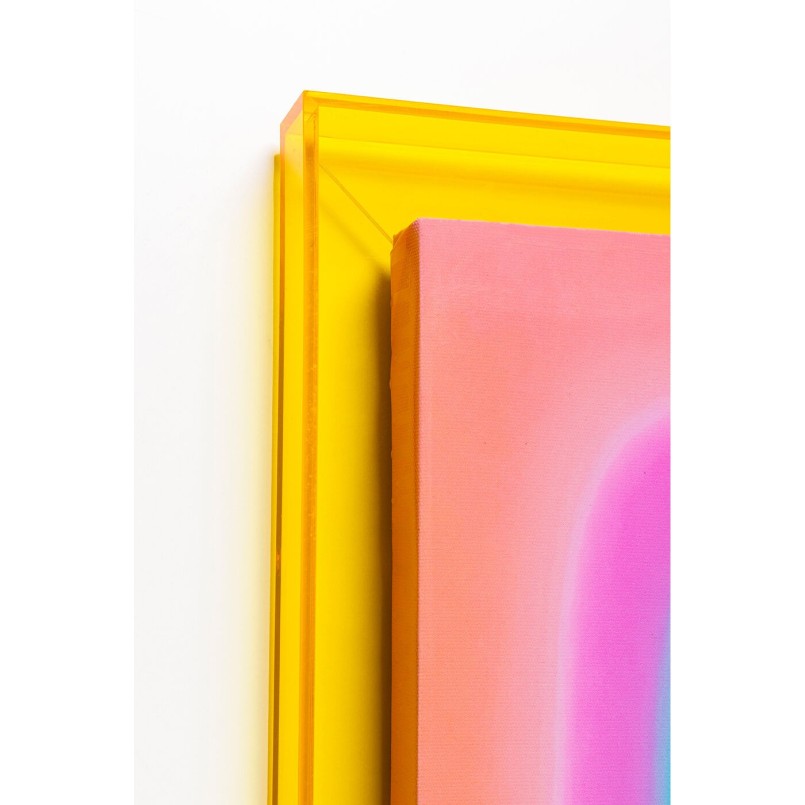 Schilderij Square Shapes 60x80cm geel Kare Design
