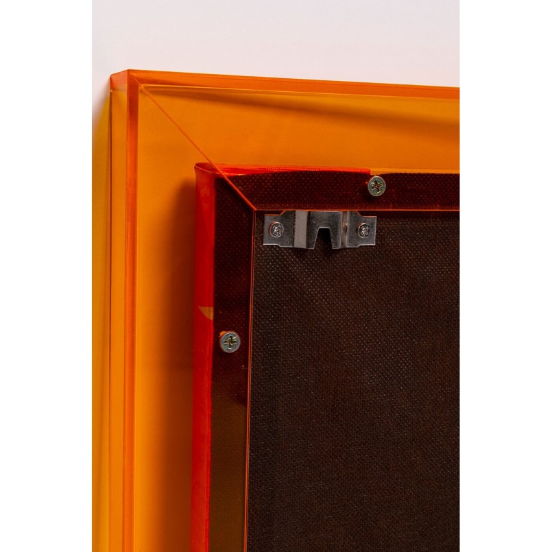Schilderij Square Chain oranje 80x80cm Kare Design
