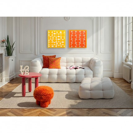 Framed Picture Square Chain orange 80x80cm Kare Design
