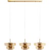 Suspension Arcadia ambre 125cm
