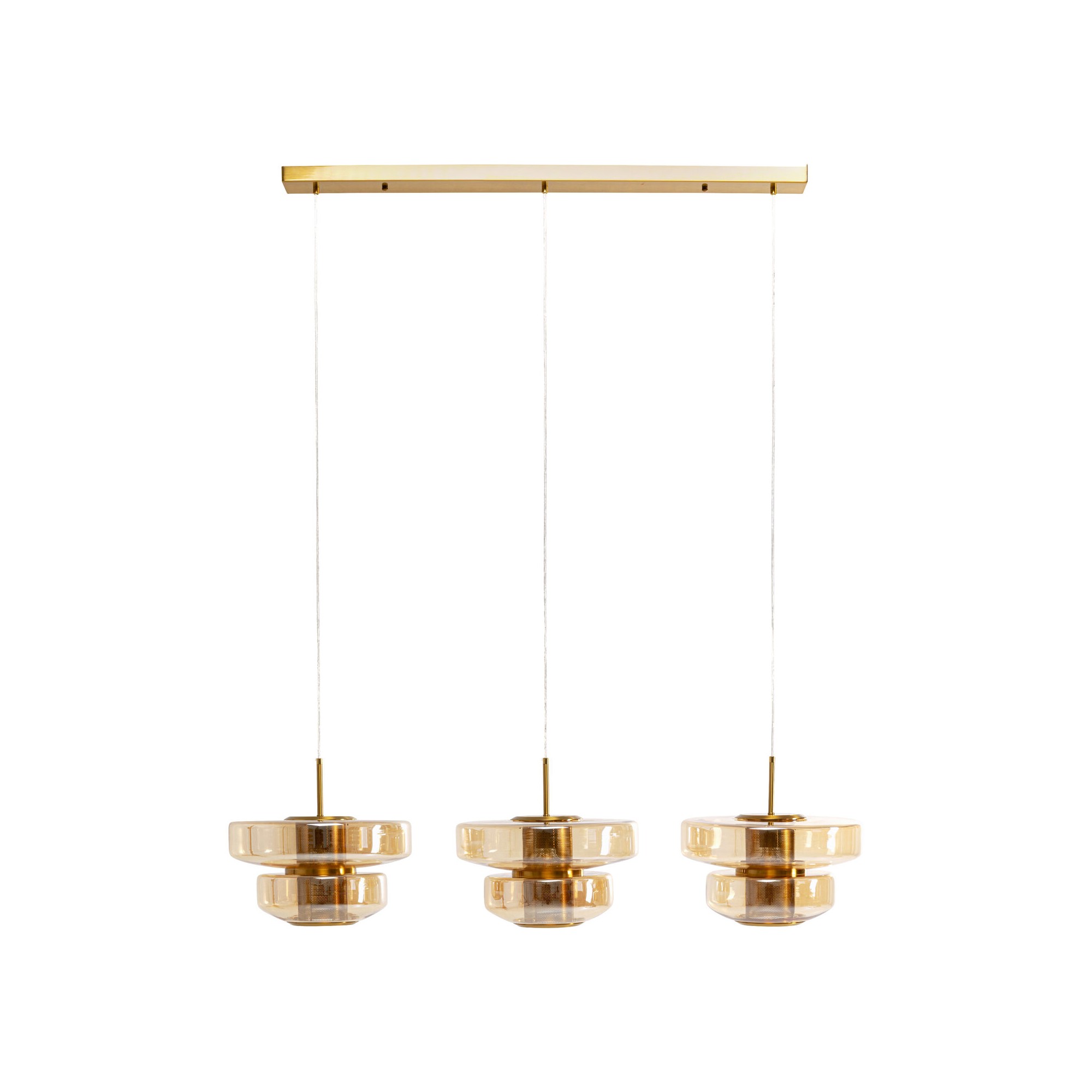 Suspension Arcadia ambre 125cm