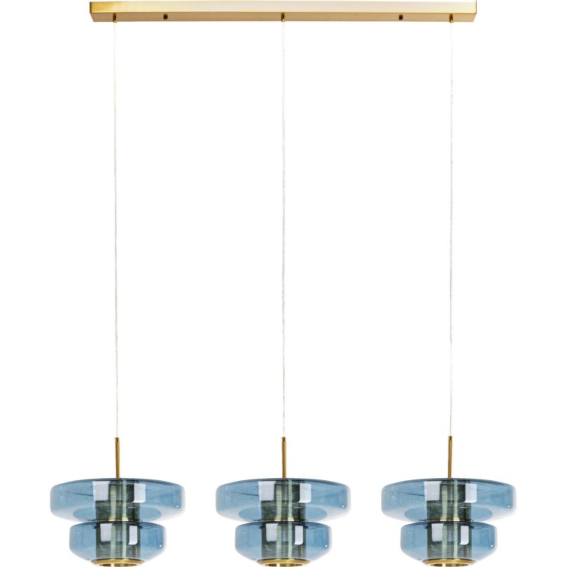 Suspension Arcadia bleu 125cm