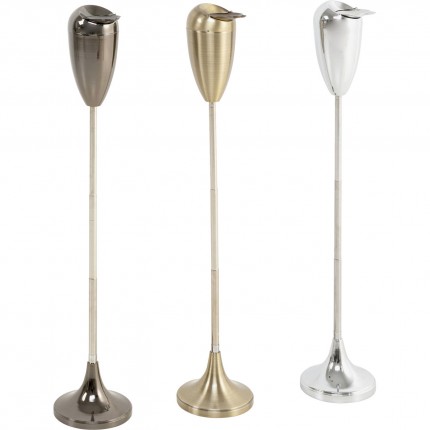 Floor Ashtray Connect chrome Kare Design