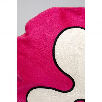 Kussen Icon bloem roze en wit Kare Design