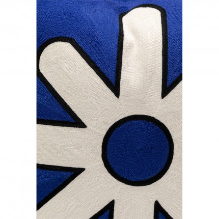Kussen Icon ster blauw en wit Kare Design