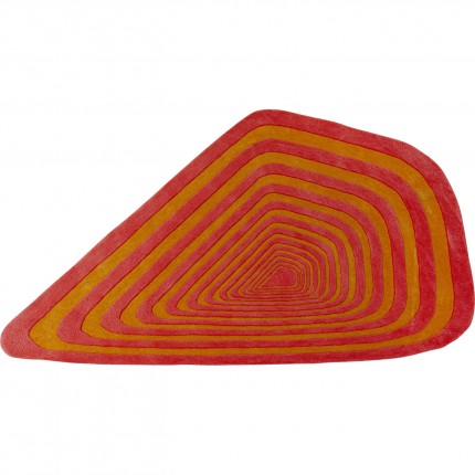 Vloerkleed Electric Diamond oranje Kare Design