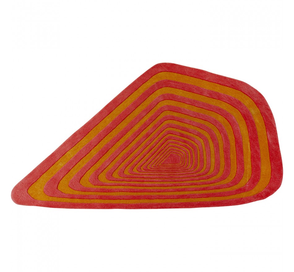 Vloerkleed Electric Diamond oranje Kare Design