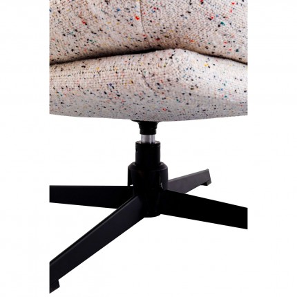 Draaifauteuil en Voetsteun Columbia Kare Design