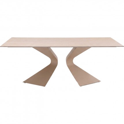 Eettafel Gloria Travertino 200x100cm macchiato Kare Design
