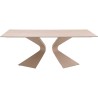 Eettafel Gloria Travertino 200x100cm macchiato Kare Design