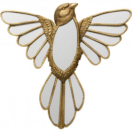 Wanddecoratie spiegel vogel Kare Design