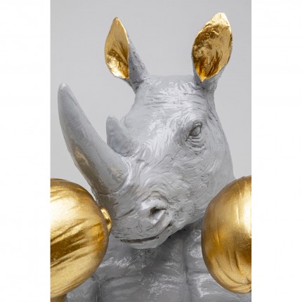 Spaarpot boksende neushoorn Kare Design