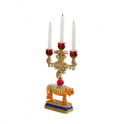 Candle Holder tiger 43cm Kare Design