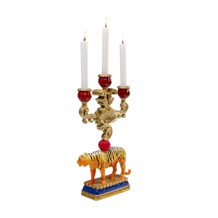 Kandelaar tijger 43cm Kare Design