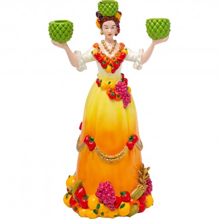 Kandelaar ananas vrouw 36cm Kare Design