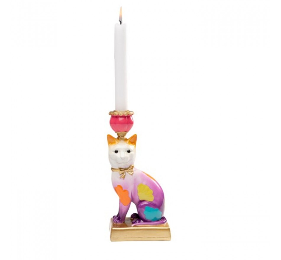 Candle Holder cat 24cm Kare Design