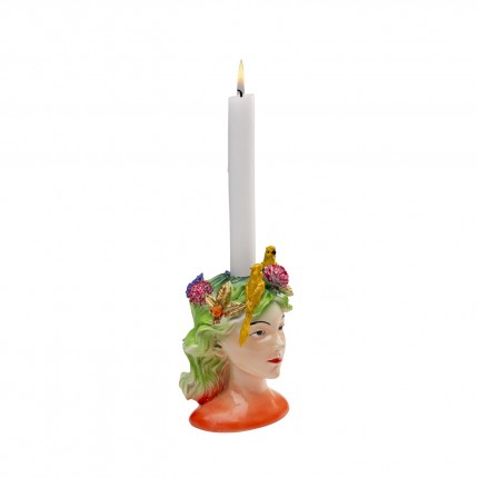 Kandelaar papegaaien vrouw Kare Design