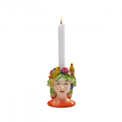Kandelaar papegaaien vrouw Kare Design