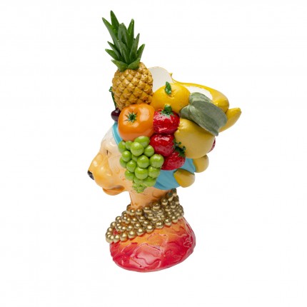 Vaas fruitige katachtige 28cm Kare Design