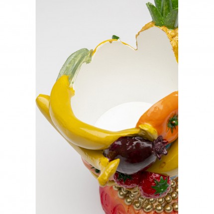 Vaas fruitige katachtige 28cm Kare Design