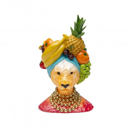 Vaas fruitige katachtige 28cm Kare Design