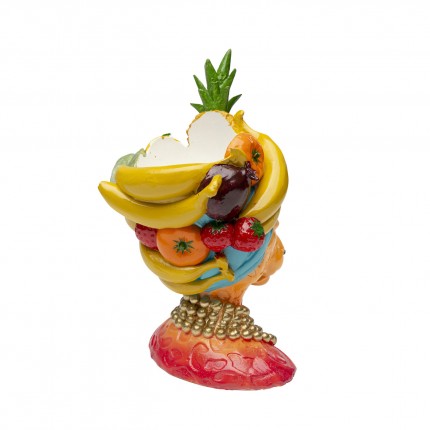 Vaas fruitige katachtige 28cm Kare Design