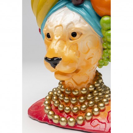 Vaas fruitige katachtige 28cm Kare Design