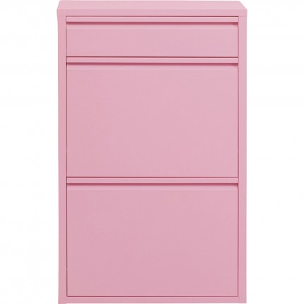 Shoe Container Caruso pink 2+1 drawers Kare Design
