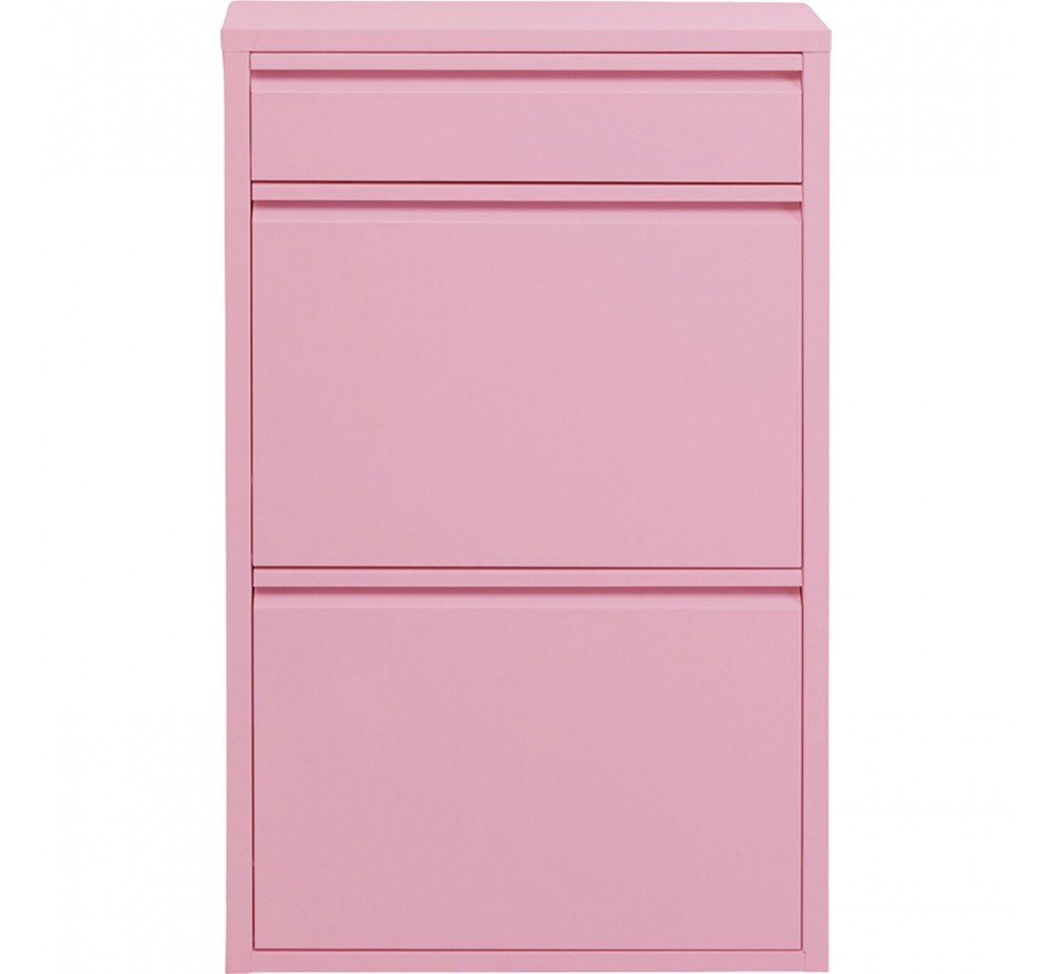 Shoe Container Caruso pink 2+1 drawers Kare Design