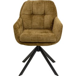 Chaise pivotante Molly kaki