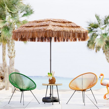 Tuinfauteuil Acapulco geel Kare Design