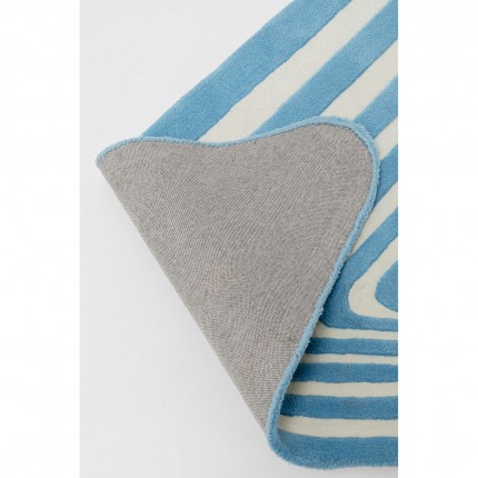 Vloerkleed Electric Diamond blauw Kare Design