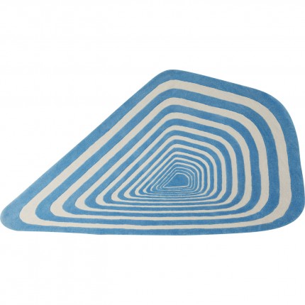 Vloerkleed Electric Diamond blauw Kare Design